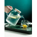 1.8L Transparent Borosilicate Glass Teapot