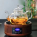 Heat Resistant Glass Tea Pot Glass Teapot With Infuser