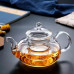 Heat Resistant Glass Tea Pot Glass Teapot With Infuser