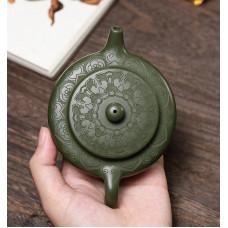 Purple Clay Teapot Raw Ore Green Mud Filter Tea Infuser Handmade