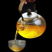 Heat Resistant Glass Teapot With Tea Filter