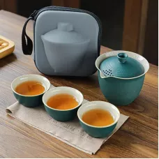 Travel Tea Set Portable Outdoor Camping Tea Making Tool Single Kung Fu Teaware Sets The Best Gift for Tea Culture Lovers